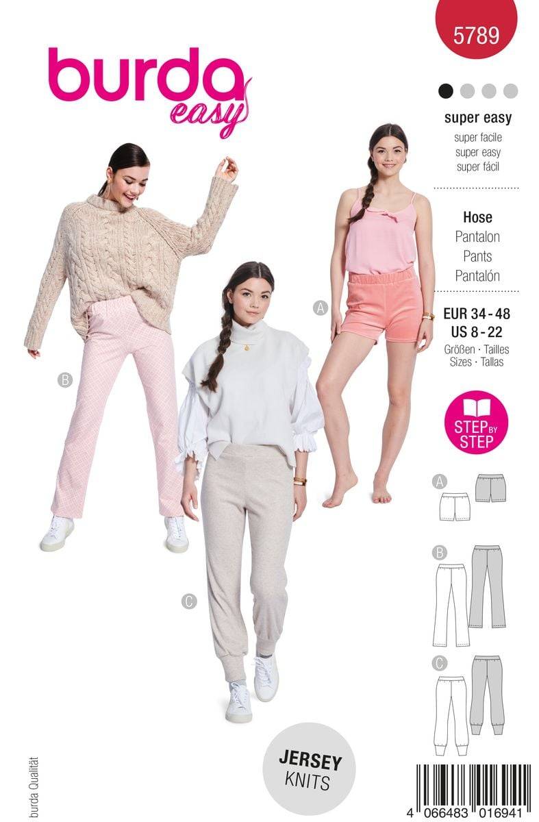 Schöner Leben Burda Schnittmuster 5789 Damen Hose Angebote