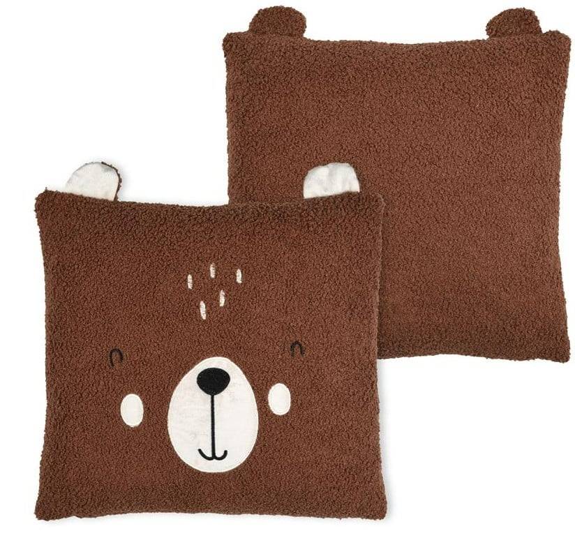 Schöner Leben Kuschelkissen Kinderkissen Bär Teddy braun 40x40cm Online