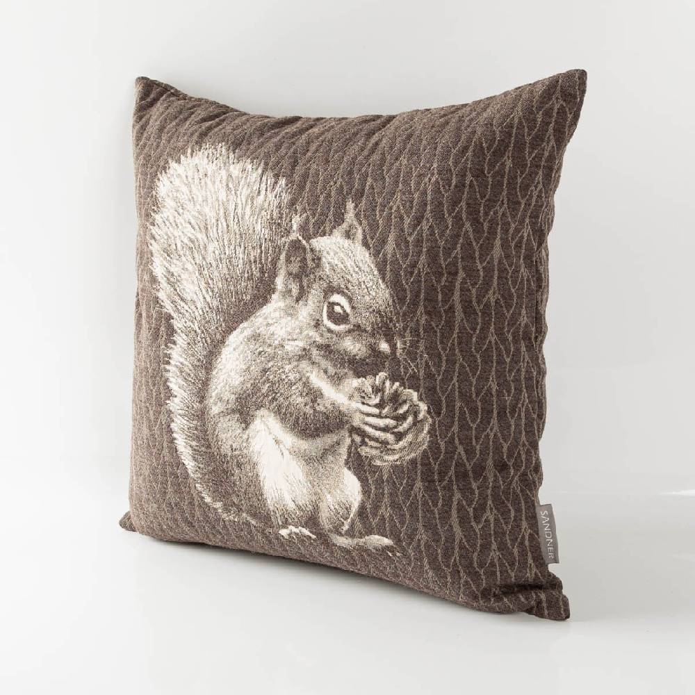 Schöner Leben Kissenhülle Waldtiere Eichhörnchen 50x50cm von Sandner