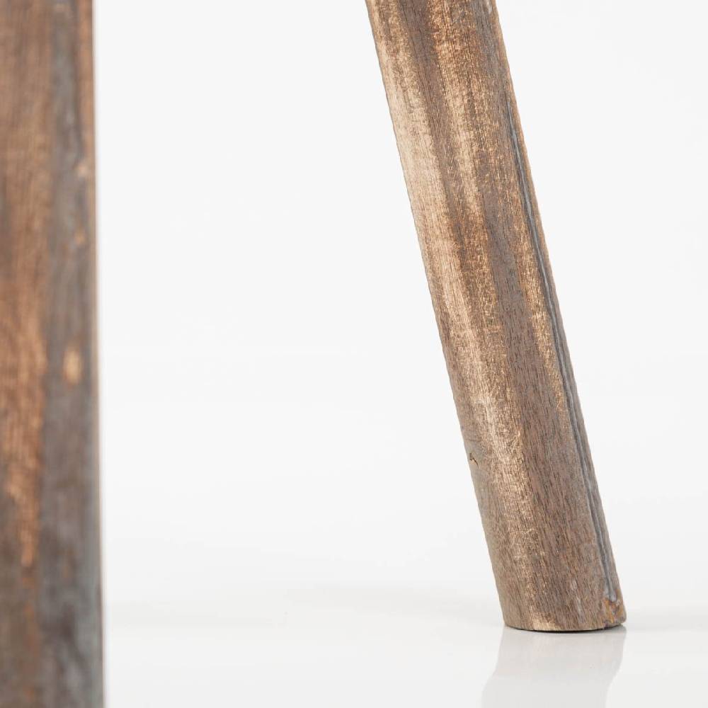 Schöner Leben Pflanzenhocker aus Holz mit Vintage Finish in Braun von Countryfield 25x25x25cm im Angebot