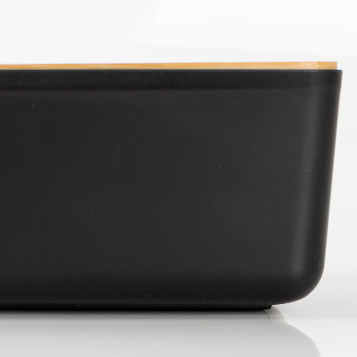Schöner Leben Kosmetiktücherbox mit Bambusdeckel schwarz natur 26x16x8,5cm Hotsell