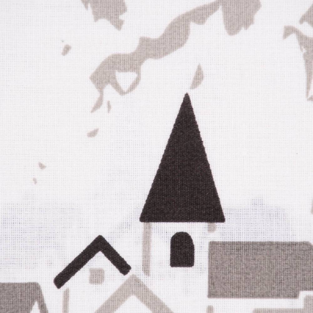 Schöner Leben Bettwäsche Landhaus Hirsche Baumwolle weiß grau beige 140x200cm Blitzverkäufe