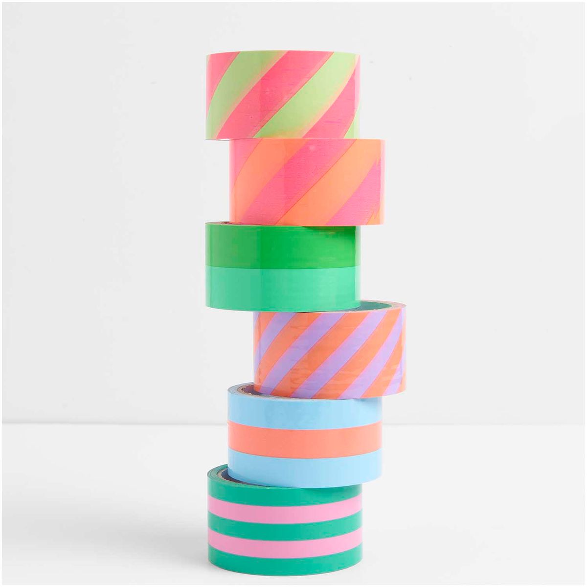 Schöner Leben Paketklebeband Flieder und Neonorange von Rico Design Paper Poetry 5cmx33m Online
