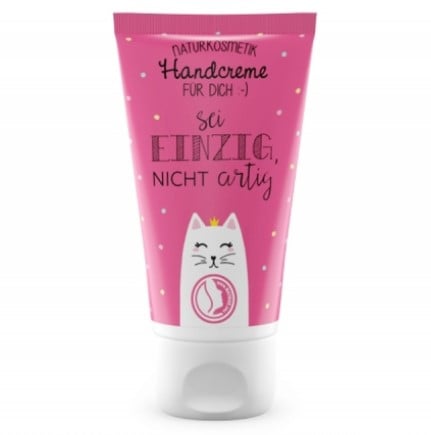 Schöner Leben La Vida Naturkosmetik Handcreme Katze Sei einzig, nicht artig pink 30ml