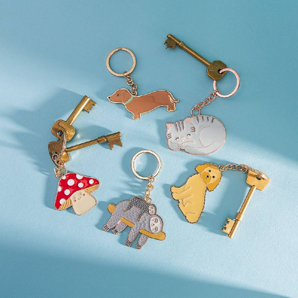 Schöner Leben Schlüsselanhänger Dackel von Sass & Belle 7x3,3cm Blitzverkäufe
