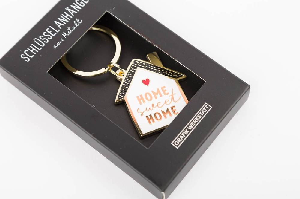 Schöner Leben Schlüsselanhänger Home Sweet Home 85x40mm von Grafik Werkstatt Hotsell