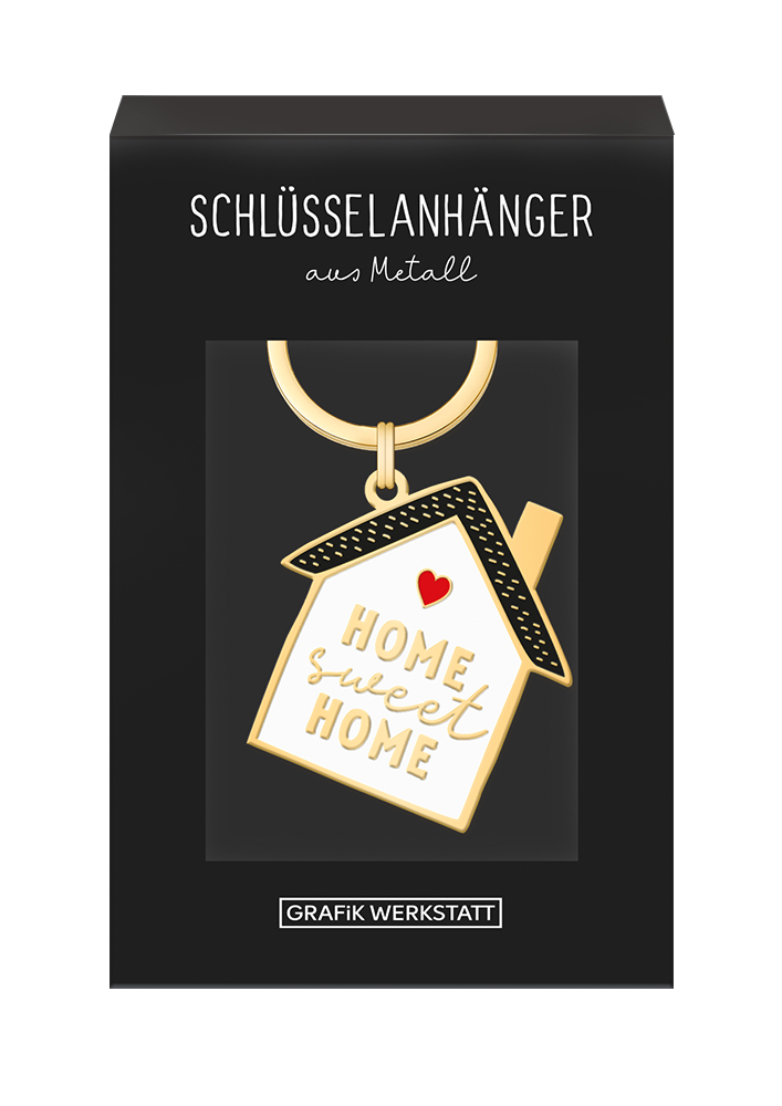 Schöner Leben Schlüsselanhänger Home Sweet Home 85x40mm von Grafik Werkstatt Hotsell