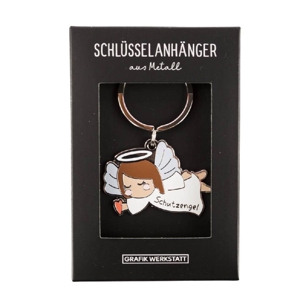 Schöner Leben Schlüsselanhänger Schutzengel 85x40mm von Grafik Werkstatt im Angebot