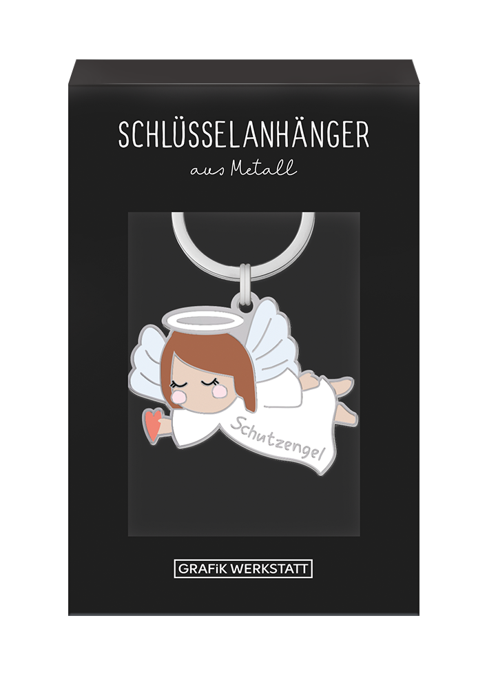 Schöner Leben Schlüsselanhänger Schutzengel 85x40mm von Grafik Werkstatt im Angebot