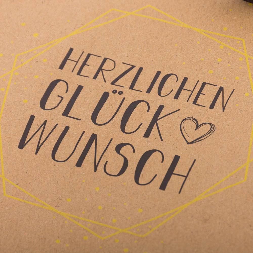 Schöner Leben Geschenktüte Kraftpapier Alles Gute oder Herzlichen Glückwunsch braun groß oder klein Blitzverkäufe