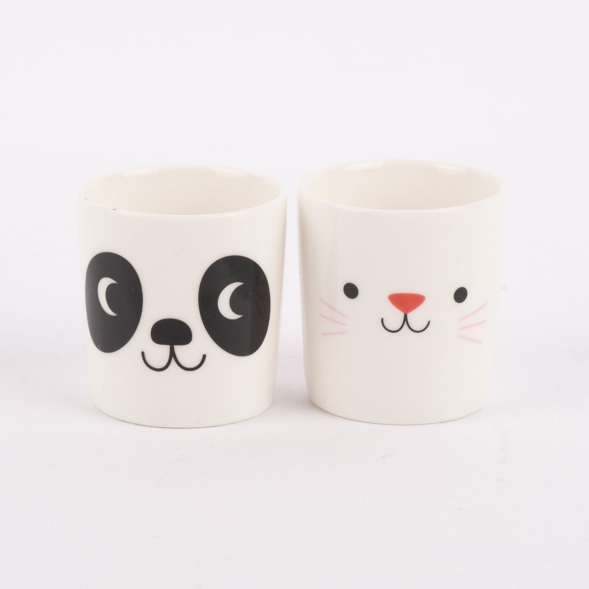Schöner Leben Eierbecher Panda Miko Porzellan weiß schwarz 4,5x5cm Meist gekauft