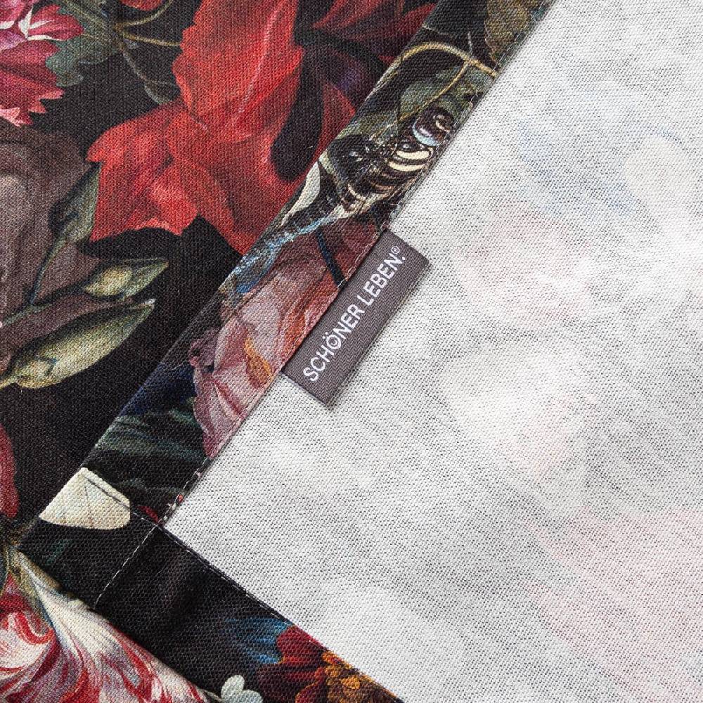 Schöner Leben Tischdecke Still Painting Blumen Schmetterling in versch. Größen von SCHÖNER LEBEN im Angebot