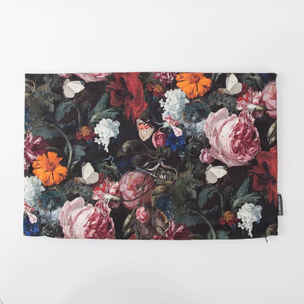 Schöner Leben Kissenhülle Still Painting Blumen Schmetterling in versch. Größen von SCHÖNER LEBEN Günstiger Verkauf