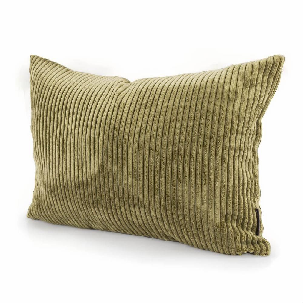 Schöner Leben Kissenhülle Breitcord Baby Rib moosgrün verschiedene Größen von SCHÖNER LEBEN im Angebot