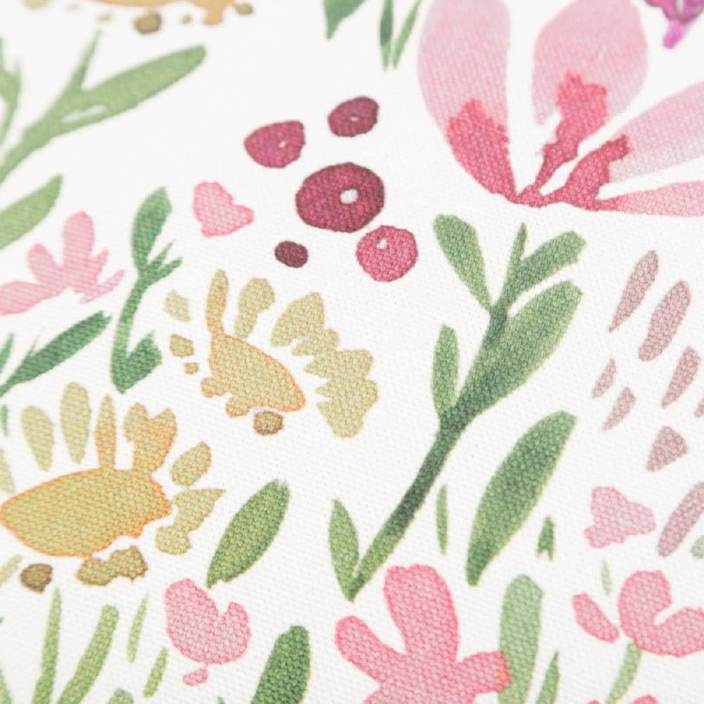 Schöner Leben Kissenhülle Aquarell Blumen weiß rosa grün in versch. Größen von SCHÖNER LEBEN im Angebot
