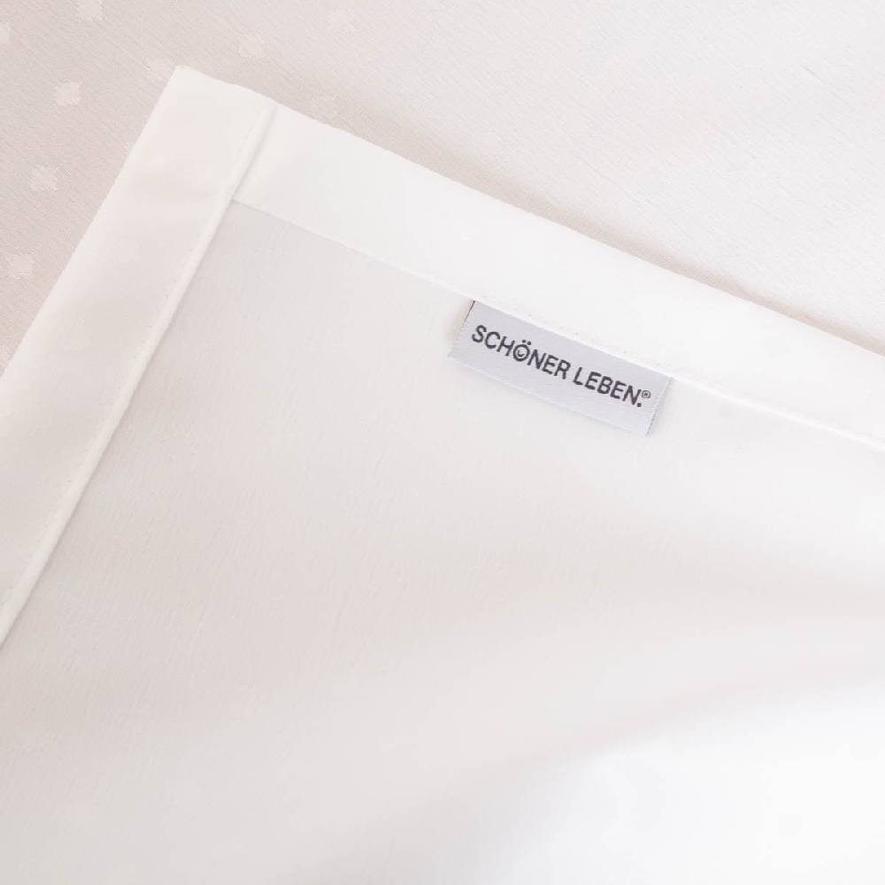 Schöner Leben Tischdecke mit Acryl-Fleckschutz Mini-Raute weiß in versch. Größen von SCHÖNER LEBEN Günstiger Verkauf
