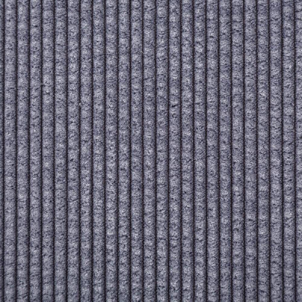 Schöner Leben Cord Stof Bubble Bekleidungsstoff Dekostoff einfarbig rauchblau 1,45m Breite Outlet