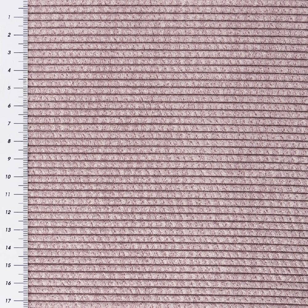 Schöner Leben Cord Stof Bubble Bekleidungsstoff Dekostoff einfarbig lila 1,45m Breite Auslauf