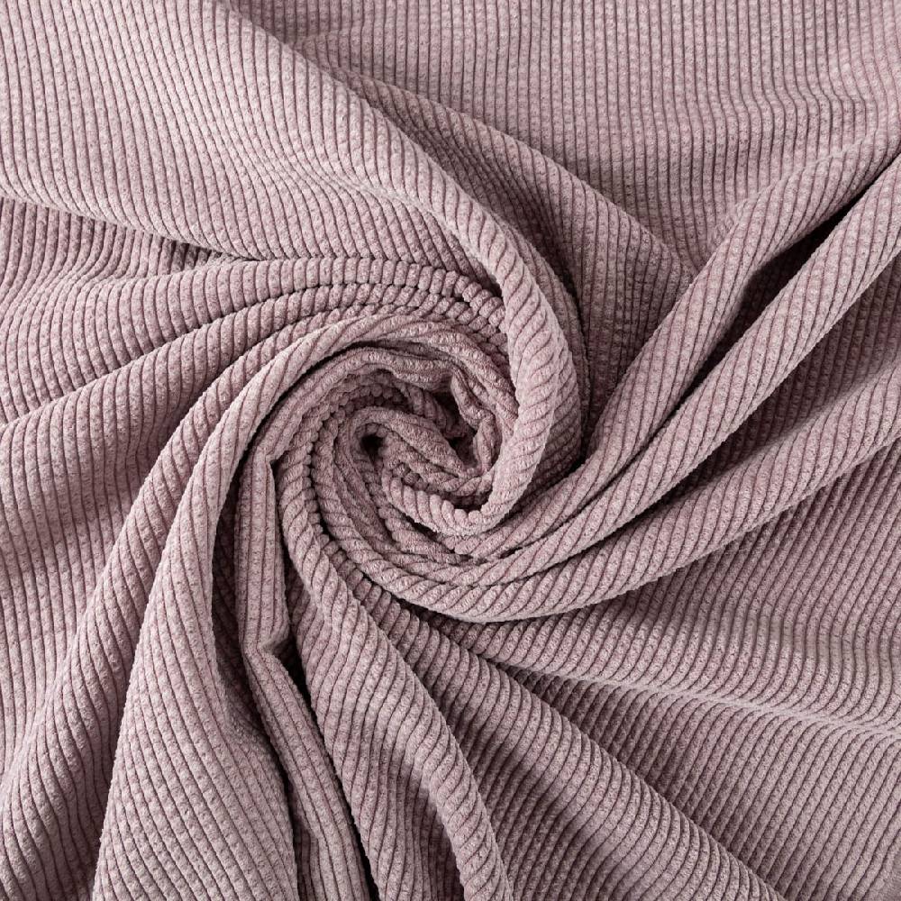 Schöner Leben Cord Stof Bubble Bekleidungsstoff Dekostoff einfarbig lila 1,45m Breite Auslauf