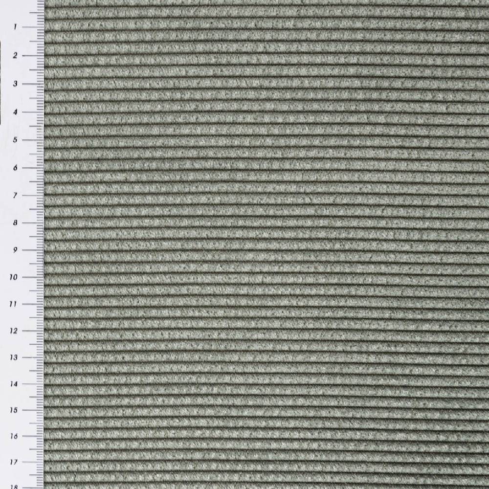 Schöner Leben Cord Stof Bubble Bekleidungsstoff Dekostoff einfarbig sage salbeigrün 1,45m Breite Angebote