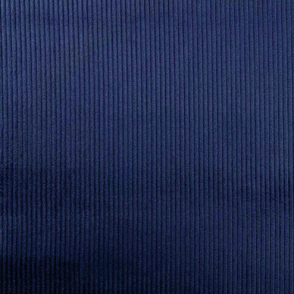 Schöner Leben Cord Stoff aus Baumwolle Bekleidungsstoff Dekostoff 4,5W grob vorgewaschen einfarbig dark cobalt blau 1,4m Breite Schlussverkauf