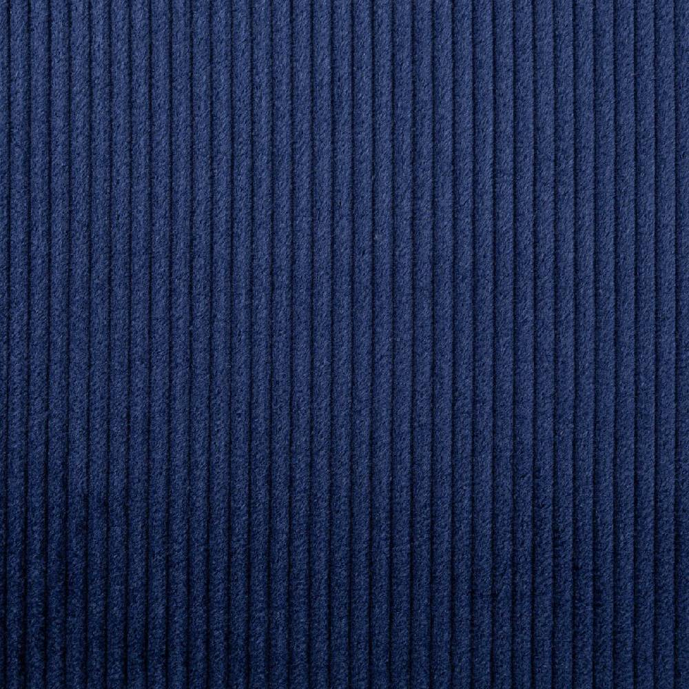 Schöner Leben Cord Stoff aus Baumwolle Bekleidungsstoff Dekostoff 4,5W grob vorgewaschen einfarbig dark cobalt blau 1,4m Breite Schlussverkauf