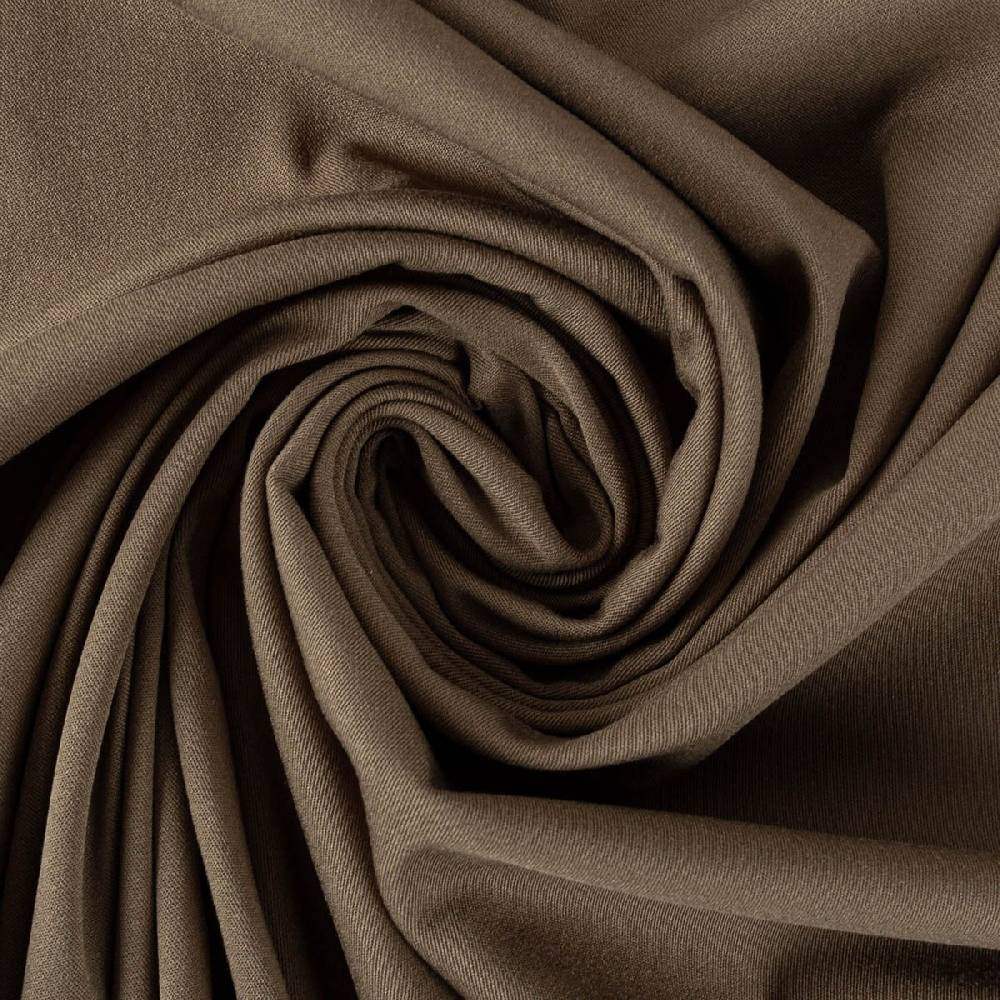 Schöner Leben Viskose Stoff Stretch Rosella uni olive dunkelgrün 1,40m Breite Fabrikverkauf