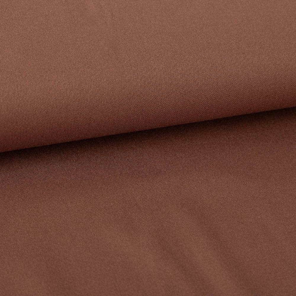 Schöner Leben Viskose Stoff Stretch Rosella uni mocca braun 1,40m Breite