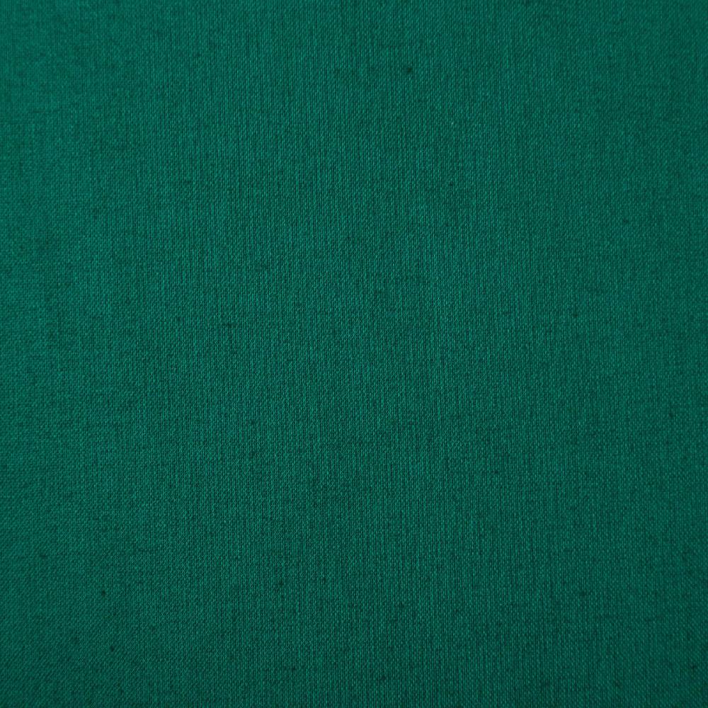 Schöner Leben Baumwollstoff Meterware Fahnentuch uni dark emerald smaragdgrün 1,45m Breite Online