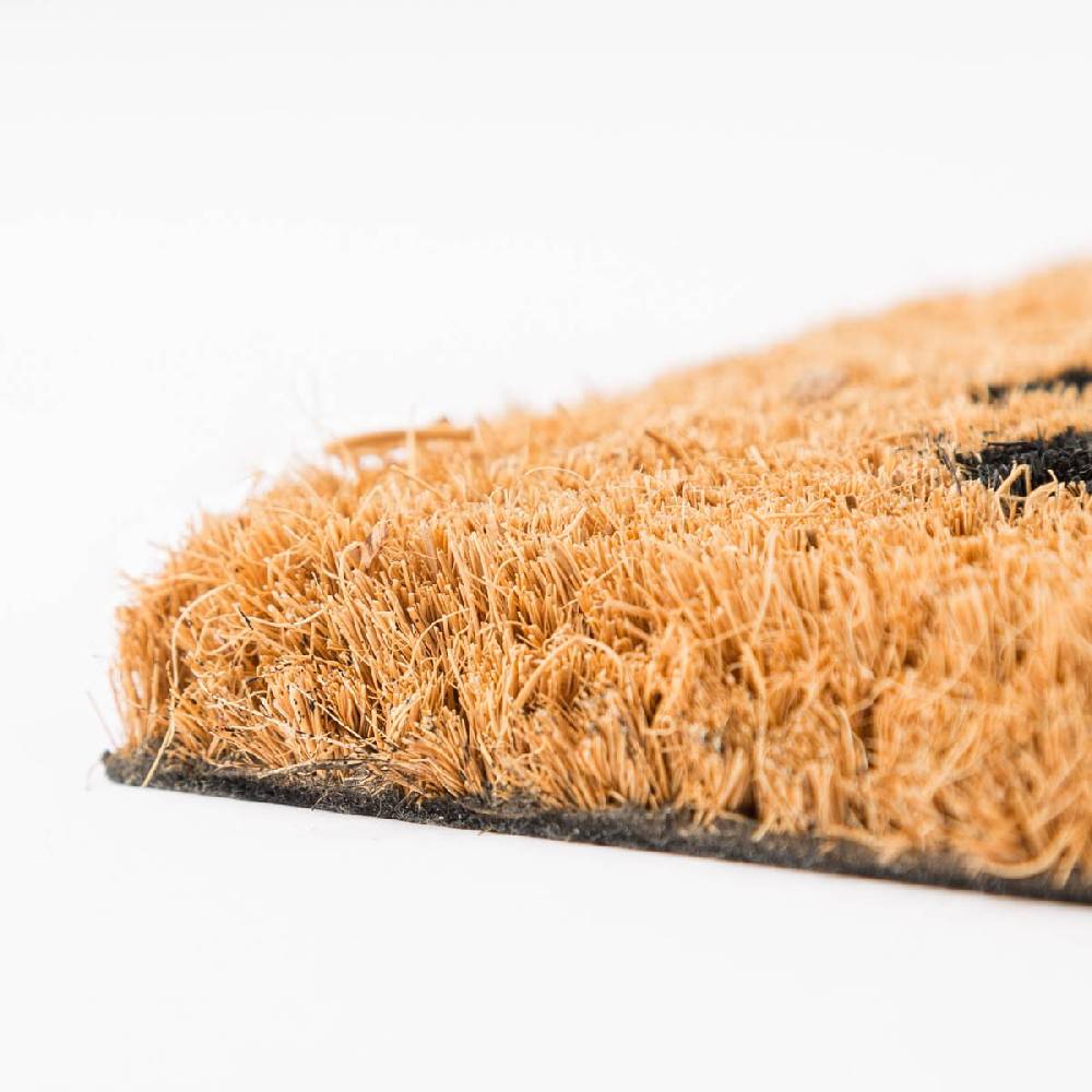 Schöner Leben Clayre & Eef Fußmatte Elefanten Kokosnussfaser Kunststoff natur braun schwarz 75x45x1cm Outlet