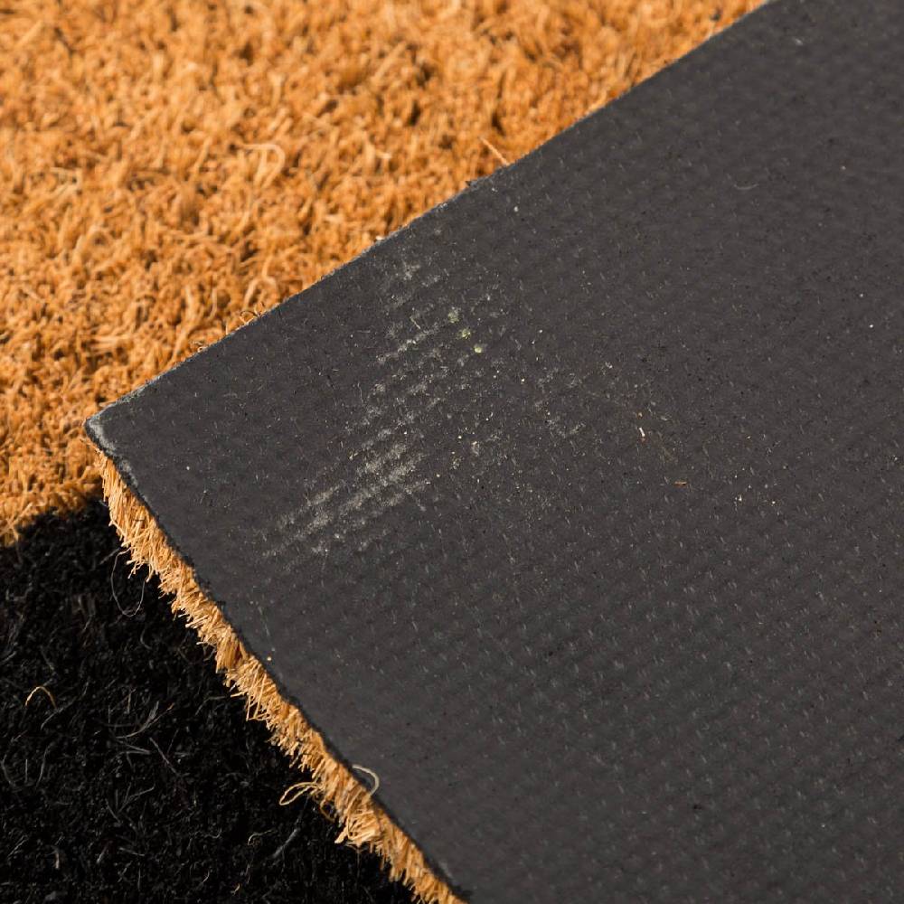 Schöner Leben Clayre & Eef Fußmatte Elefanten Kokosnussfaser Kunststoff natur braun schwarz 75x45x1cm Outlet