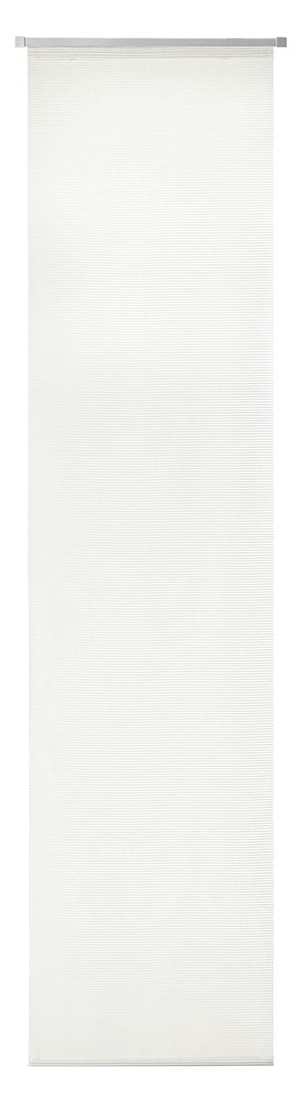Schöner Leben Schiebevorhang Torben halbtransparent Streifen mit Flexoschiene wollweiß 60x245cm (BxH)