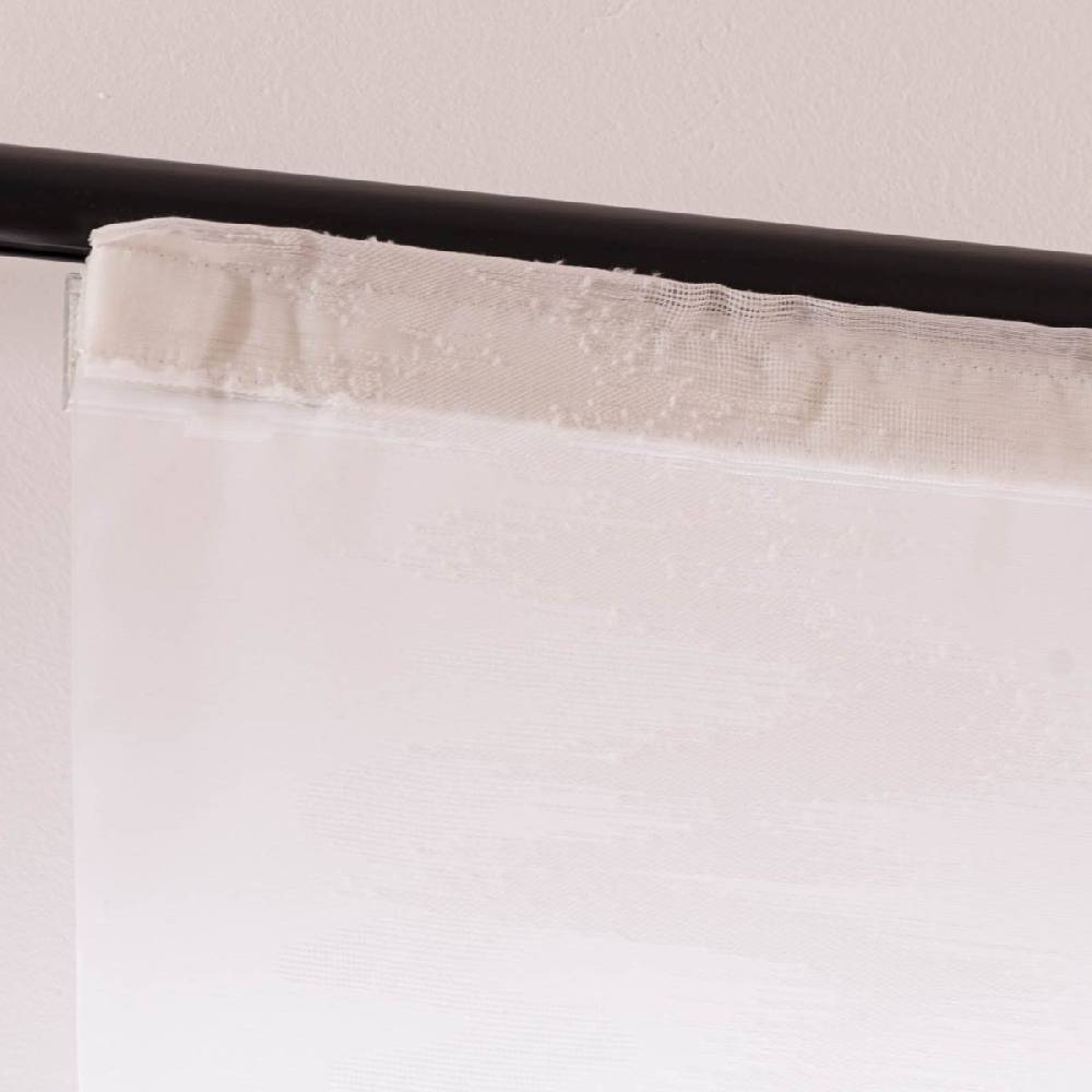 Schöner Leben Schiebevorhang Torres Scherli transparent mit Flexoschiene wollweiß 60x245cm (BxH) Online