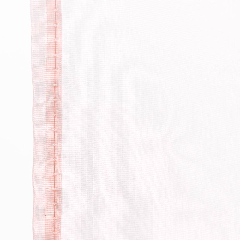 Schöner Leben Gardine Mila transparent Farbverlauf weiß peach 140cmx255cm im Angebot