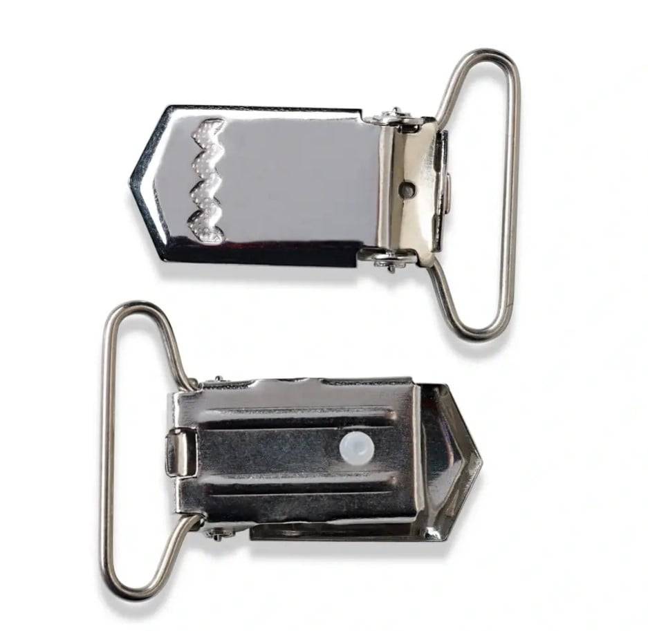 Schöner Leben Hosenträger-Clips, 18mm, silberfarbig im 2er Pack von Prym Online