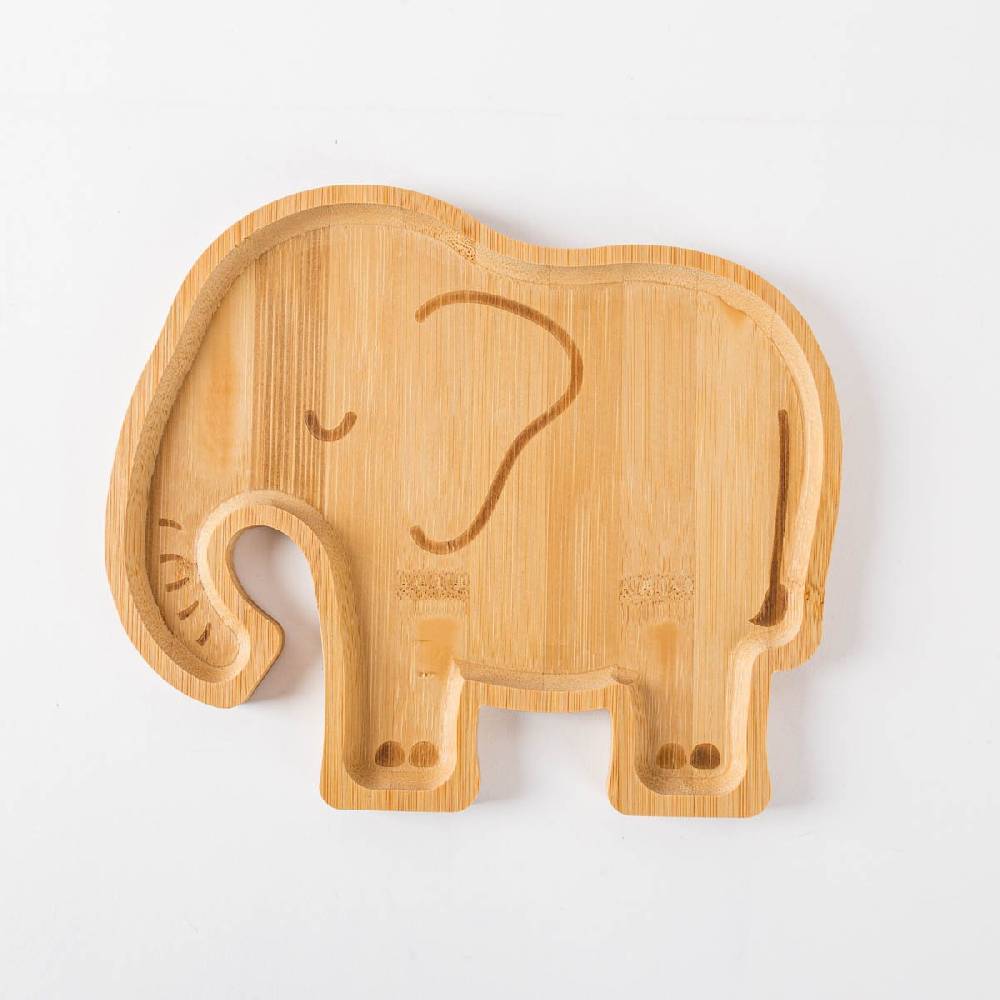 Schöner Leben Sass & Belle Bambusteller Elefant 18x20x1cm