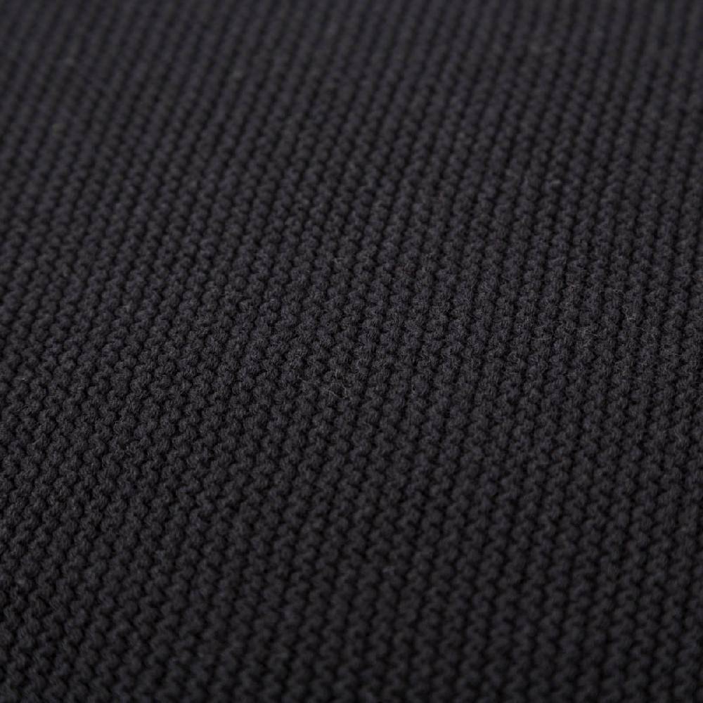 Schöner Leben Küchenhandtuch aus Baumwolle gestrickt einfarbig schwarz 50x70 von Linen & More Outlet