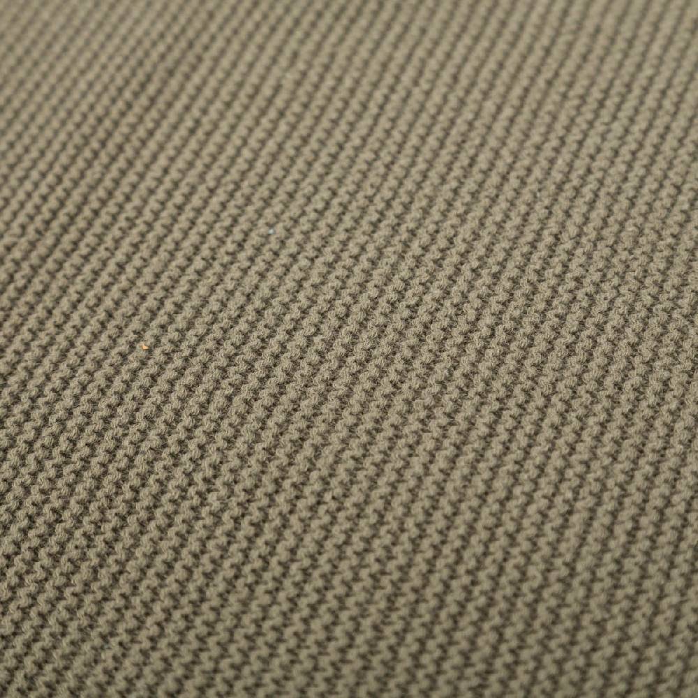 Schöner Leben Küchenhandtuch aus Baumwolle gestrickt einfarbig olivgrün 50x70 von Linen & More Auslauf