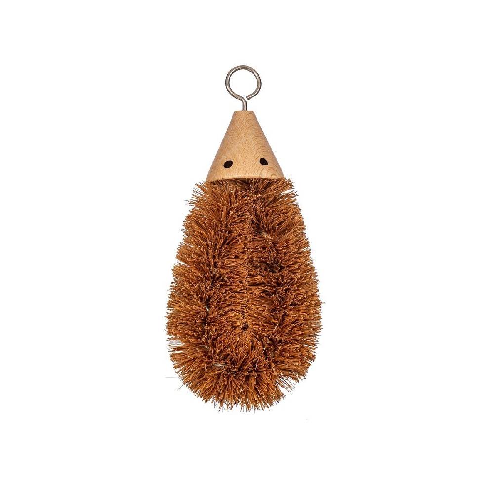 Schöner Leben Spülbürste Igel von Sass & Belle aus Holz und Kokosnuss 16x7cm