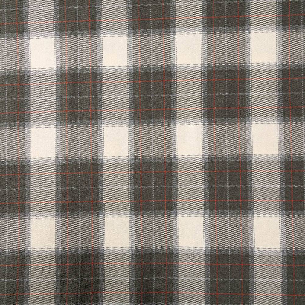 Schöner Leben Viskose Stoff Tartan Muster Schottenkaro kariert beige grün rot 1,4m Breite Meist gekauft