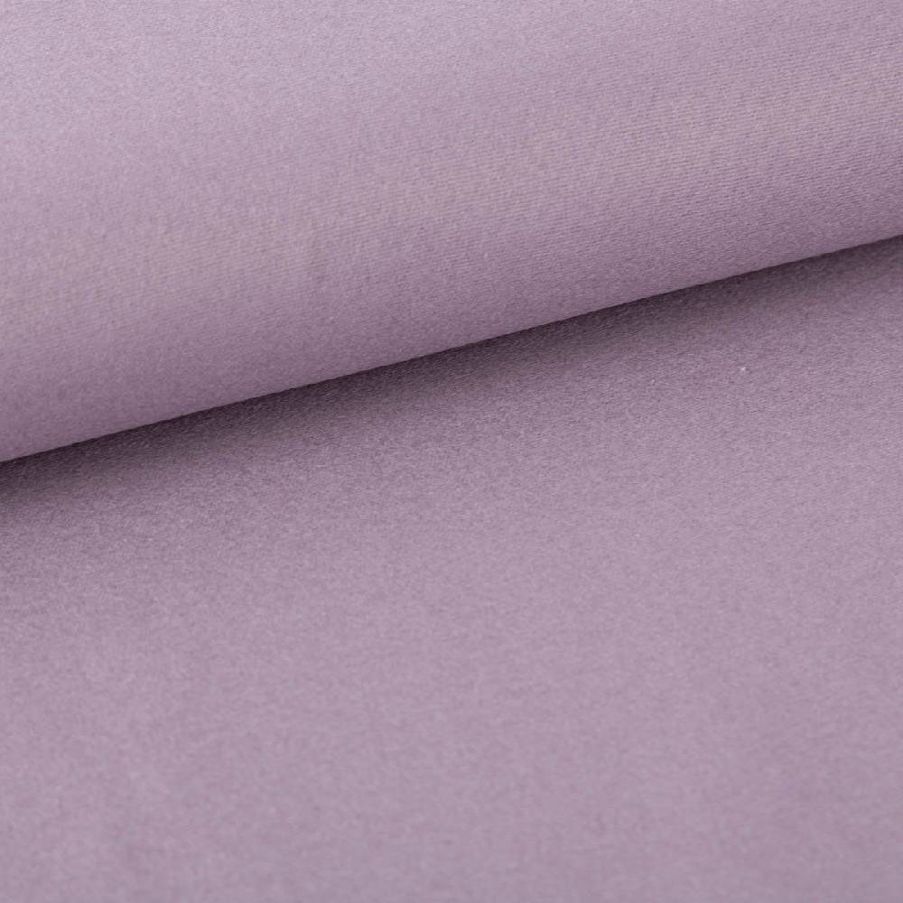 Schöner Leben Flanell Stoff Baumwollflanell einfarbig hell violett 1,4m Breite
