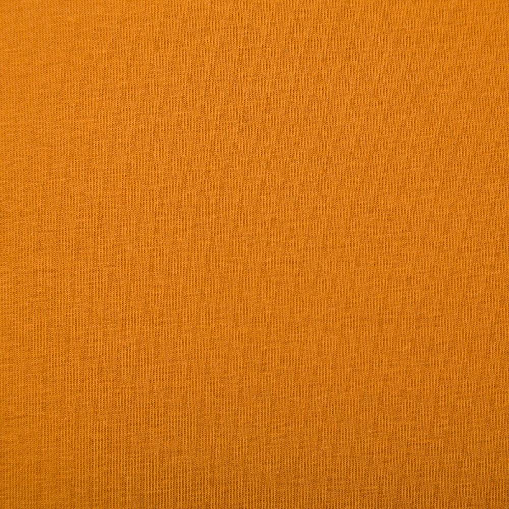 Schöner Leben Jersey Stoff Bio Baumwolljersey einfarbig rost braun 1,5m Breite Günstiger Verkauf