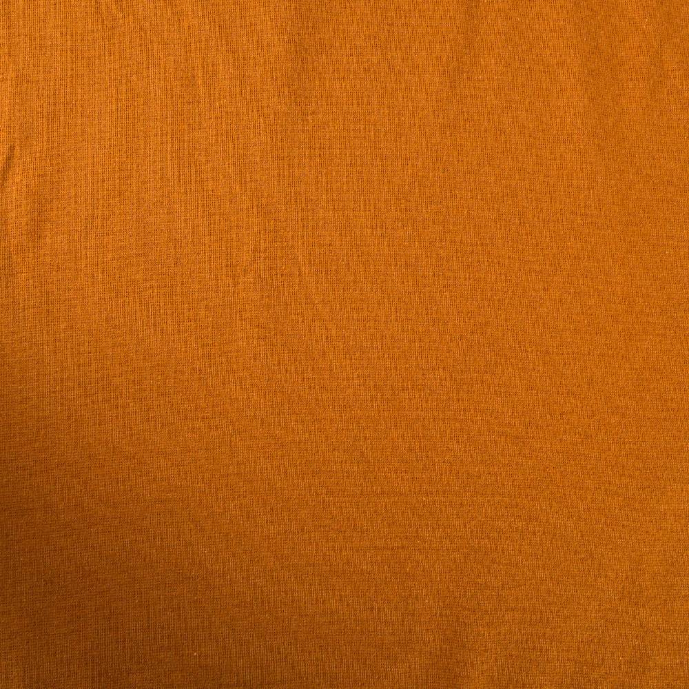 Schöner Leben Bündchenstoff Schlauchware Organic Bio fein rost braun 35cm Breite Fabrikverkauf