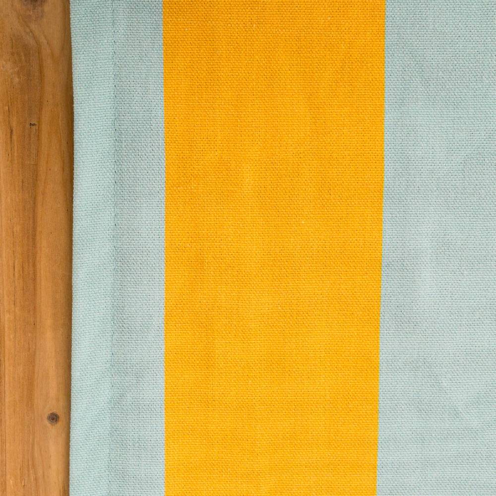 Schöner Leben Tischläufer Streifen hellblau gelb 40x160cm von SCHÖNER LEBEN Hotsell