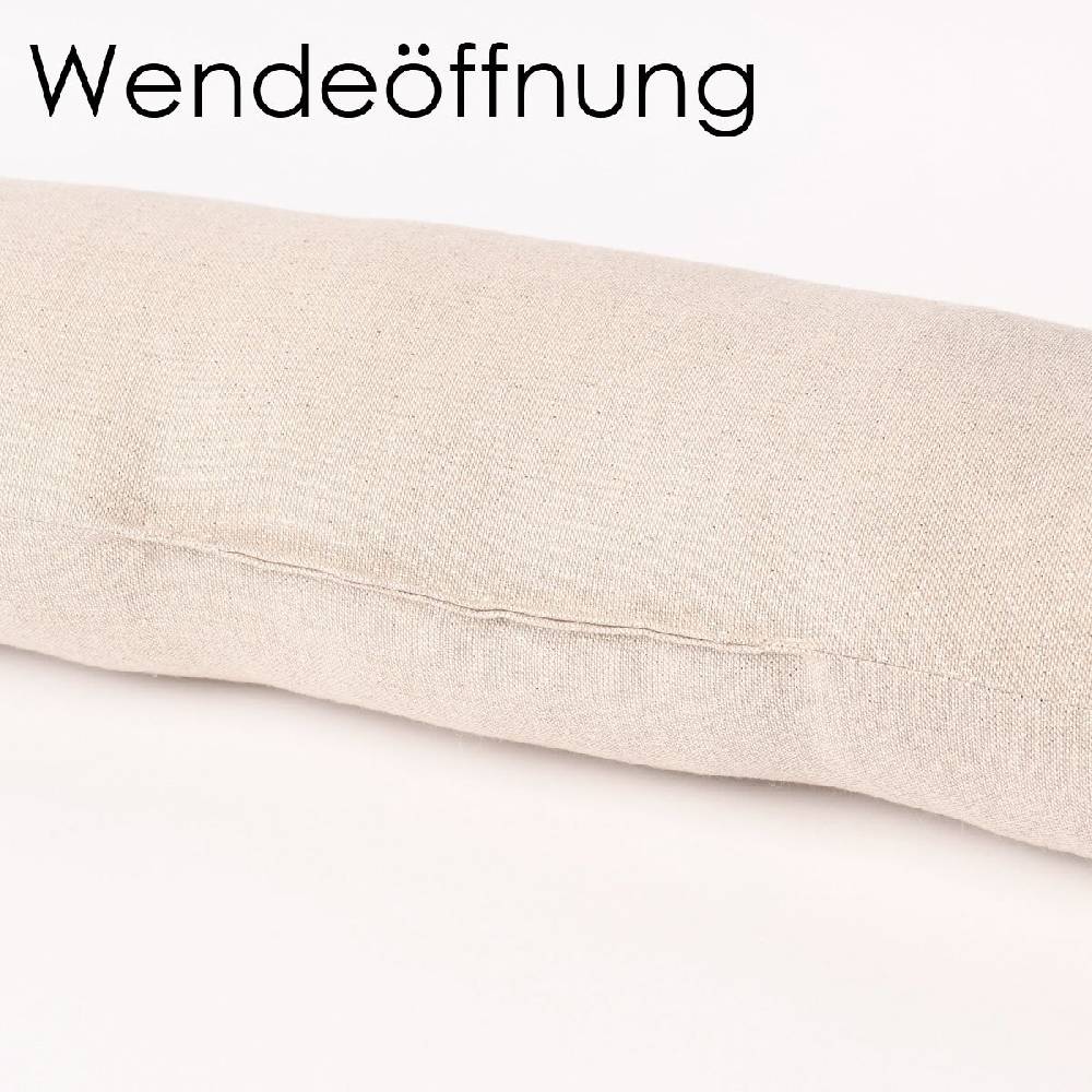 Schöner Leben SCHÖNER LEBEN. Zugluftstopper Basic Stripe natur weiß in verschiedenen Größen Auslauf