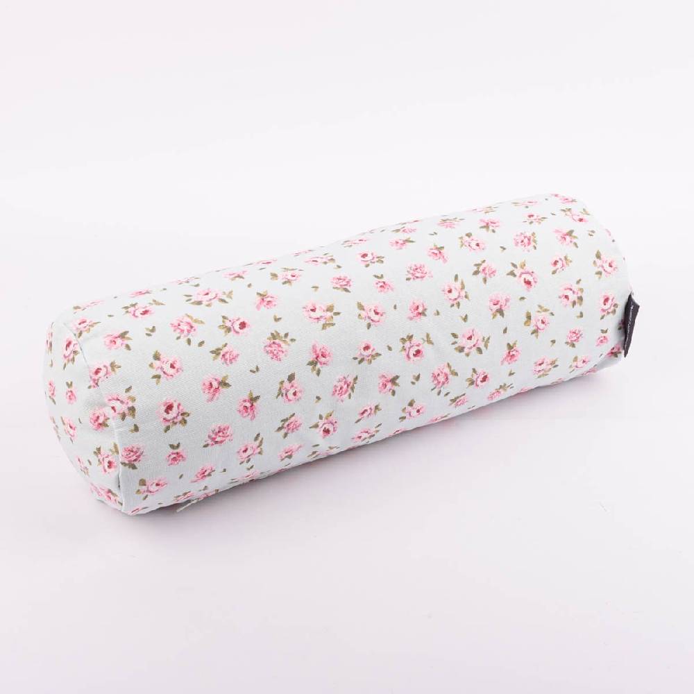 Schöner Leben Kissenhülle Classic Little Rose Rosenblüten hellblau rosa in versch. Größen oder Wunschmaß von SCHÖNER LEBEN Verkauf