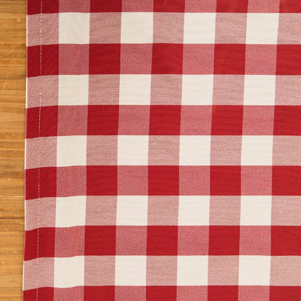 Schöner Leben Tischläufer Karos rot weiß 40x160cm von SCHÖNER LEBEN Kostenlose Rückgabe