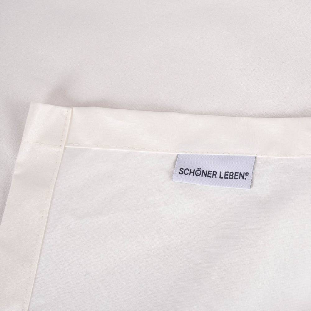Schöner Leben Tischdecke abwaschbar Glitzer uni wollweiß div. Größen oder Wunschmaß von SCHÖNER LEBEN Bis zu 50% Rabatt