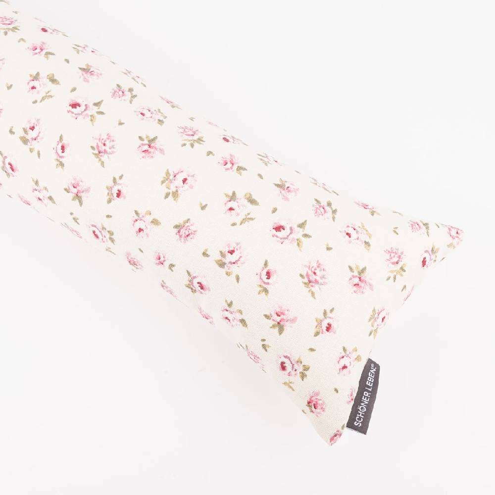 Schöner Leben SCHÖNER LEBEN. Zugluftstopper Classic Little Rose Rosenblüten ecru rosa in verschiedenen Größen