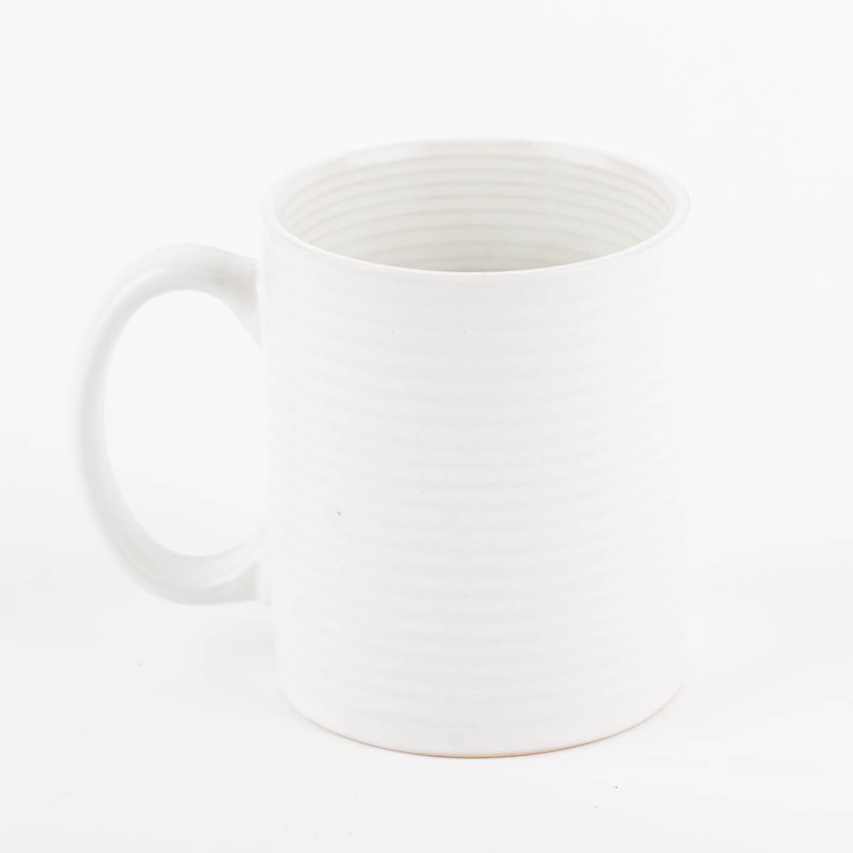Schöner Leben Tasse aus Keramik weiß beige oder taupe 320ml Neuheiten